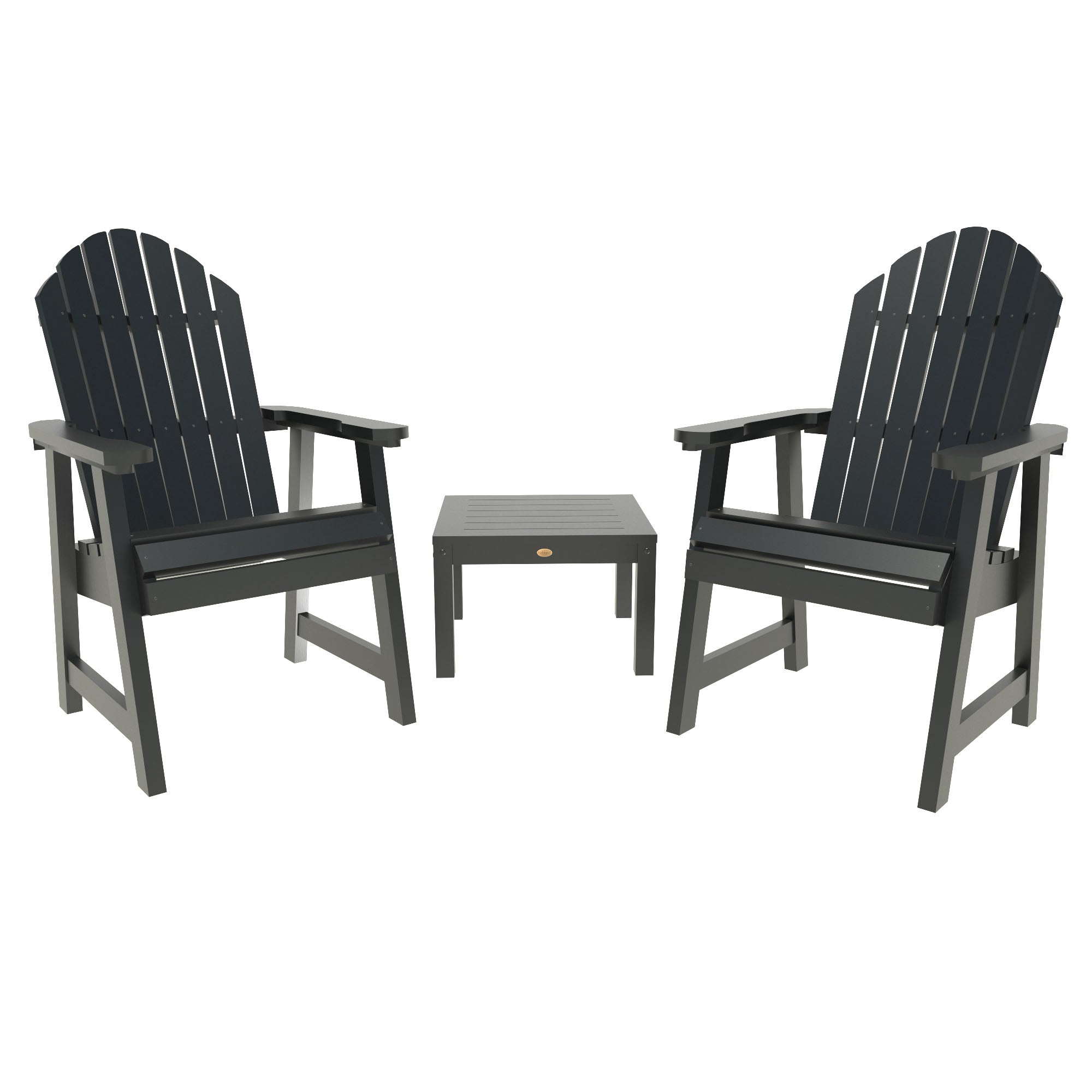 2 Hamilton Deck Chairs with Adirondack Side Table