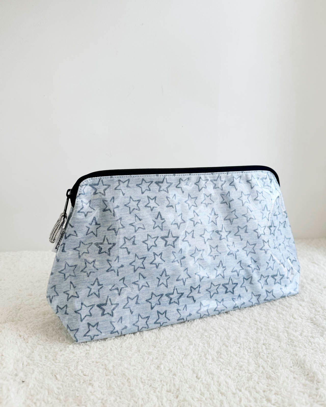 Large Blue Star Makeup Bag